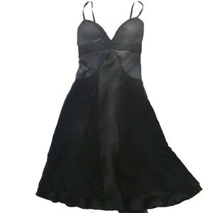 Cache luxe satin and silk long dress size 4